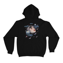 Load image into Gallery viewer, "Koi Fish Pond" Basic Hoodie Black