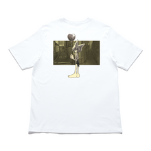 Load image into Gallery viewer, "Crossroad" Cut and Sew Wide-body Tee White/Black