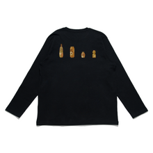 Load image into Gallery viewer, "Citrus Wolf" Cut and Sew Wide-body Long Sleeved Tee White/Black