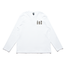 Load image into Gallery viewer, "Convenient Store" Cut and Sew Wide-body Long Sleeved Tee White/Black