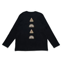 Load image into Gallery viewer, "Melon" Cut and Sew Wide-body Long Sleeved Tee White/Black