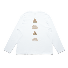 Load image into Gallery viewer, "Melon" Cut and Sew Wide-body Long Sleeved Tee White/Black