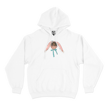 Load image into Gallery viewer, "Bunny Boy & We Young" Basic Hoodie Black/White