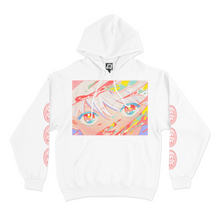 Load image into Gallery viewer, "Siblings & Spring Day" Basic Hoodie White/Pink
