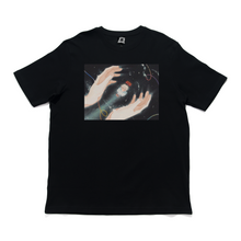 Load image into Gallery viewer, "Angel Making" Cut and Sew Wide-body Tee White/Black