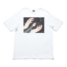 Load image into Gallery viewer, "Angel Making" Cut and Sew Wide-body Tee White/Black