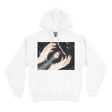Load image into Gallery viewer, "Angel Making" Basic Hoodie Black/White