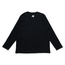 Load image into Gallery viewer, &quot;Kawaii Cake&quot; Cut and Sew Wide-body Long Sleeved Tee Black