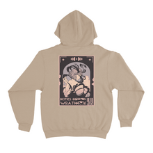 Load image into Gallery viewer, "Deities of Wrath" Basic Hoodie Black/Beige