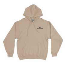 Load image into Gallery viewer, "Deities of Wrath" Basic Hoodie Black/Beige