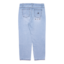 Load image into Gallery viewer, "Tread Lightly Faux Boro" - Tapered Light Denim