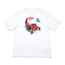 Load image into Gallery viewer, "Koinobori" - Cut and Sew Wide-body Tee White