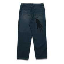 Load image into Gallery viewer, "Fall Gai 2.0" - Faux Weathered Dark Denim Jeans