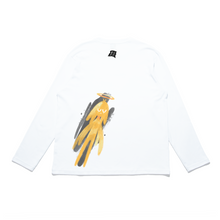 Load image into Gallery viewer, "Sanju Fall Gai" Cut and Sew Wide-body Long Sleeved Tee White