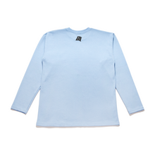 Load image into Gallery viewer, "Kawaii Cake" Taper-Fit Heavy Cotton Long Sleeve Tee Sky Blue