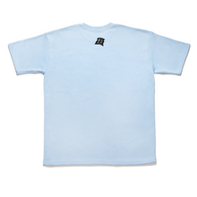 Load image into Gallery viewer, &quot;The Transceivers CATS!&quot; Taper-Fit Heavy Cotton Tee Sky Blue