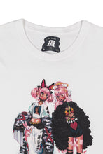 Load image into Gallery viewer, Twin Girl Basic Cotton T-Shirt White