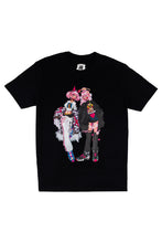 Load image into Gallery viewer, Twin Girl Basic Cotton T-Shirt Black