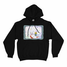 Load image into Gallery viewer, "Benevolent World" Basic Hoodie Black/White