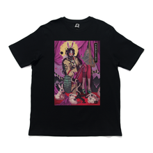 Load image into Gallery viewer, &quot;Usagi Moon&quot; Cut and Sew Wide-body Tee White/Black/Beige