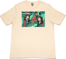 Load image into Gallery viewer, &quot;Lava Land&quot; Cut and Sew Wide-body Tee White/Beige