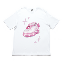 Load image into Gallery viewer, &quot;Pinku&quot; Cut and Sew Wide-body Tee White/Black