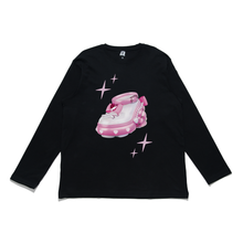 Load image into Gallery viewer, &quot;Pinku&quot; Cut and Sew Wide-body Long Sleeved Tee White/Black