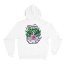 Load image into Gallery viewer, &quot;Medusa Gorgon&quot; Basic Hoodie White/Black/Cobalt Blue