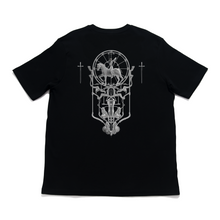 Load image into Gallery viewer, &quot;White Knight &quot; Cut and Sew Wide-body Tee Black