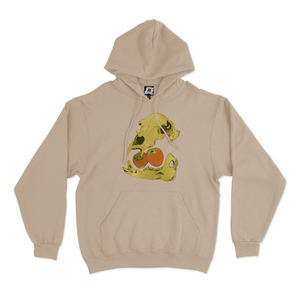 "Persimmons" Fleece Hoodie Beige