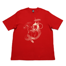 Load image into Gallery viewer, &quot;Portable Pet&quot; Cut and Sew Wide-body Tee Red / Black