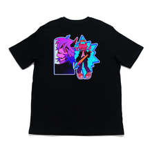 Load image into Gallery viewer, &quot;Love together&quot; Cut and Sew Wide-body Tee Black