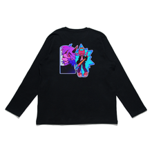 Load image into Gallery viewer, &quot;Love together&quot; Cut and Sew Wide-body Long Sleeved Tee Black