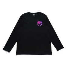 Load image into Gallery viewer, &quot;Love together&quot; Cut and Sew Wide-body Long Sleeved Tee Black