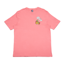 Load image into Gallery viewer, &quot;First day of school&quot; Cut and Sew Wide-body Tee Salmon Pink