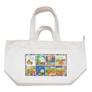 "First day of school" Tote Carrier Bag Cream