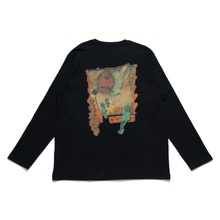 Load image into Gallery viewer, &quot;I Will See You There&quot; Cut and Sew Wide-body Long Sleeved Tee Black/Beige