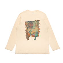 Load image into Gallery viewer, &quot;I Will See You There&quot; Cut and Sew Wide-body Long Sleeved Tee Black/Beige