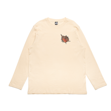 Load image into Gallery viewer, &quot;Appetite For Science&quot; Cut and Sew Wide-body Long Sleeved Tee Beige