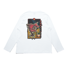 Load image into Gallery viewer, &quot;In My Graveyard&quot; Cut and Sew Wide-body Long Sleeved Tee Black/White