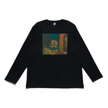 Load image into Gallery viewer, &quot;Devoured Whole&quot; Cut and Sew Wide-body Long Sleeved Tee Beige/ Black