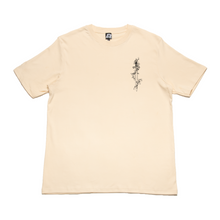 Load image into Gallery viewer, &quot;Sword&quot; Cut and Sew Wide-body Tee Beige