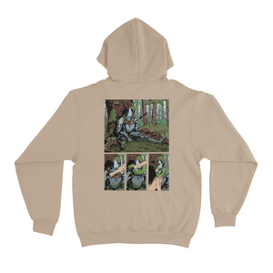 "Elena" Fleece Hoodie Beige