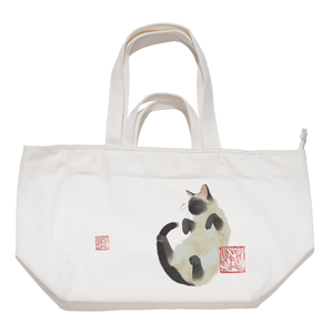 "Ink" Tote Carrier Bag Cream