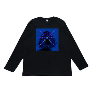 "Clarity" Cut and Sew Wide-body Long Sleeved Tee Black