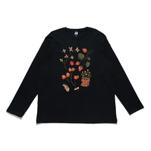 Load image into Gallery viewer, &quot;Living Things&quot; Cut and Sew Wide-body Long Sleeved Tee Black/Beige