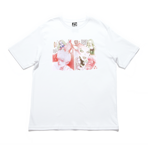 "Angel Wings" Cut and Sew Wide-body Tee White