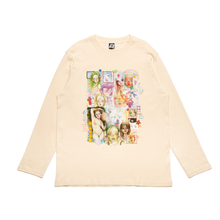 Load image into Gallery viewer, &quot;Everything&quot; Cut and Sew Wide-body Long Sleeved Tee White/Beige