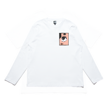 Load image into Gallery viewer, &quot;New Phase&quot; Cut and Sew Wide-body Long Sleeved Tee White