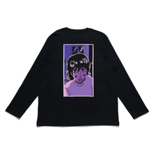 Load image into Gallery viewer, &quot;Run your Life&quot; Cut and Sew Wide-body Long Sleeved Tee Black